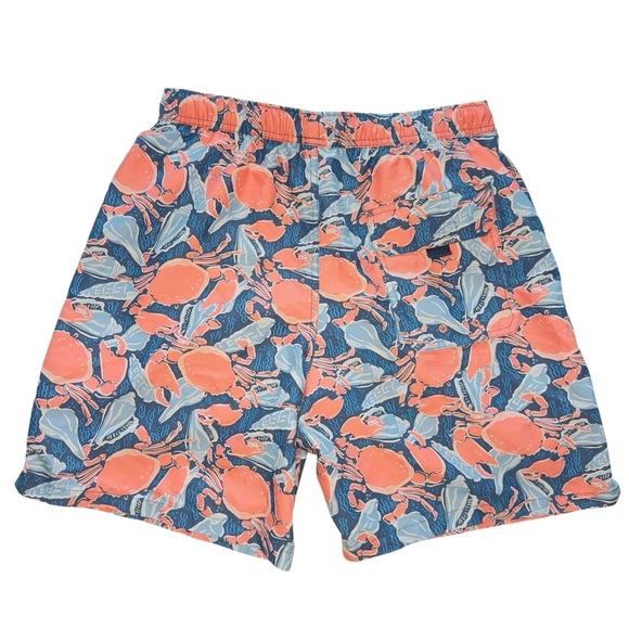 Vineyard Vines Crab Print Men's Swim Shorts Trunks Size Small - Picture 2 of 4